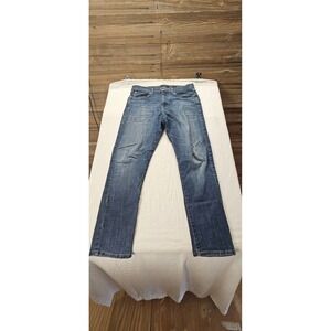 Lucky Brand 410 Athletic Slim Jeans Mens 34x32 Blue Medium Wash Denim Pants